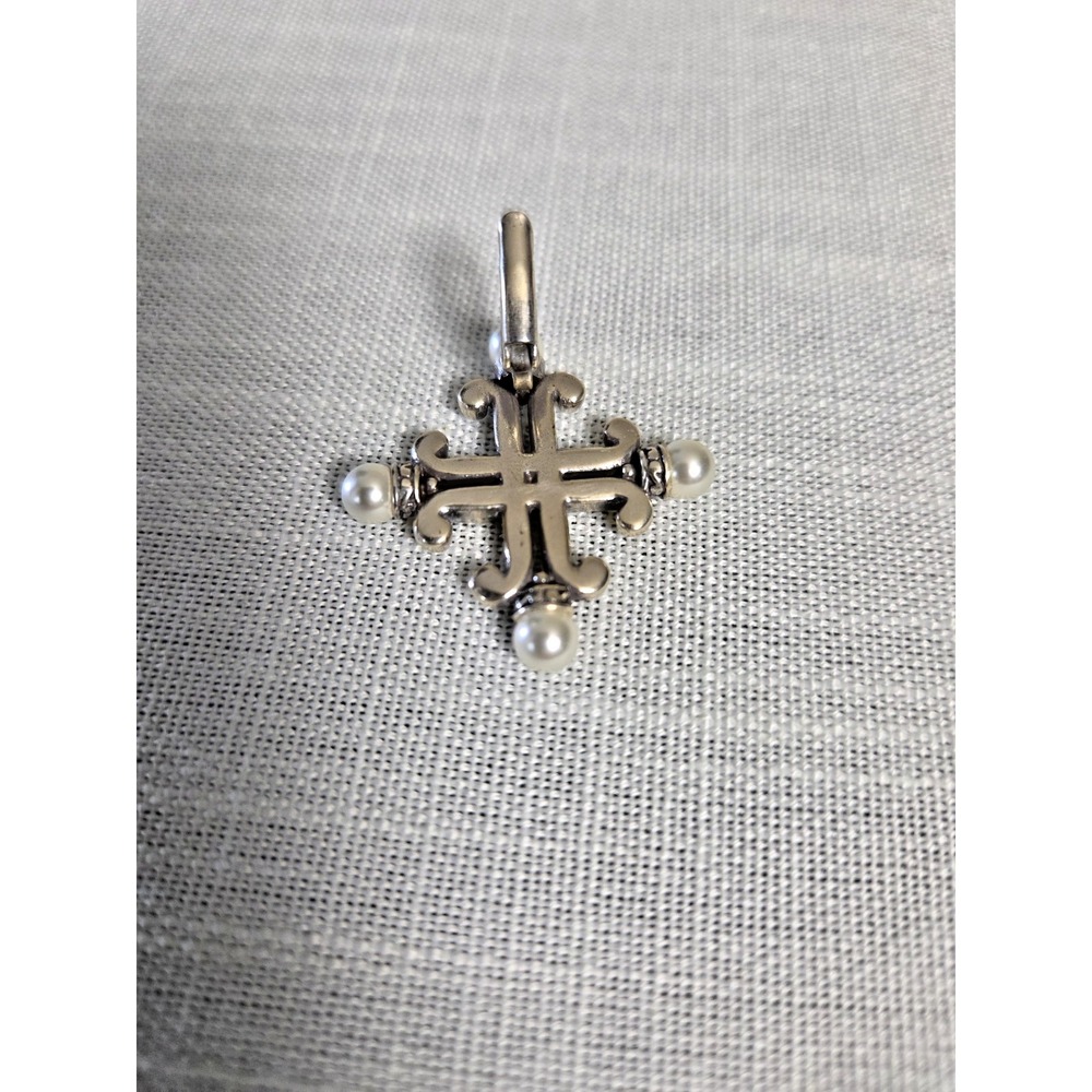 Brighton Silver Cross Motif Bracelet and Earring Set - Picture 5 of 11